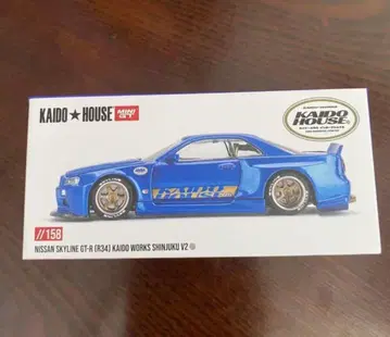 MINI GT 1/64 닛산 스카이라인 GT-R R34 카이도 미니카