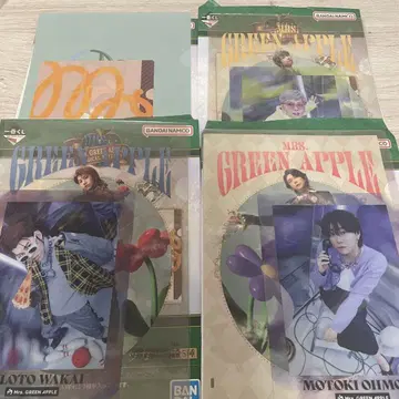 Mrs. GREEN APPLE 제일복권 클리어 파일 세트 4매