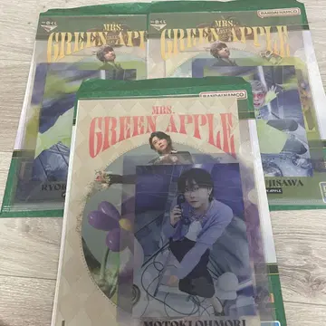 MRS. GREEN APPLE 제일복권 클리어 파일 3장 세트