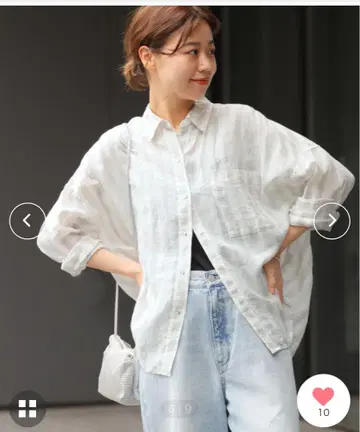 No.66 스트라이프 프렌치 린넨 셔츠