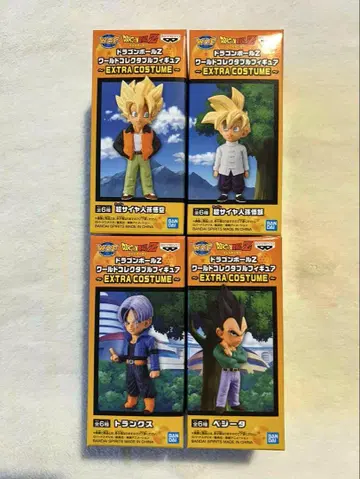 [미개봉]DBZ WCF EXTRA COSTUME 손오공&베지터 외