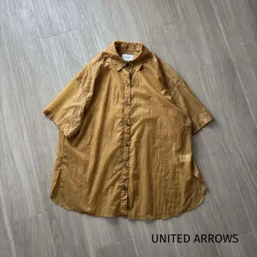 UNITED ARROWS 새상품급 UWSC 시어 5부 소매 셔츠