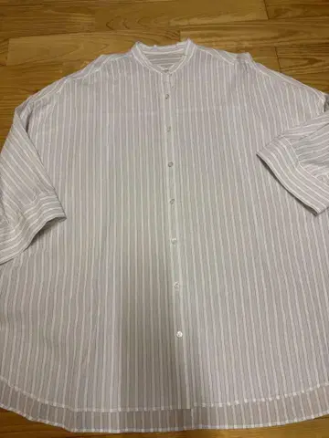 2025년 여름 새상품급 FRAMeWORK 스트라이프 판초 셔츠