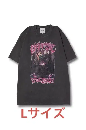 L VAULTROOM nqrse DEVIL TEE / CHARCOAL