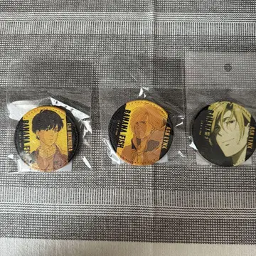 바나나 피쉬 BANANA FISH 가죽 배지 애쉬 영지 3개