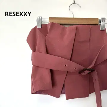 RESEXXY 코르셋 테이퍼드 팬츠