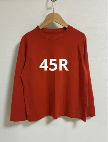 45R 천축 코튼 T셔츠 긴팔