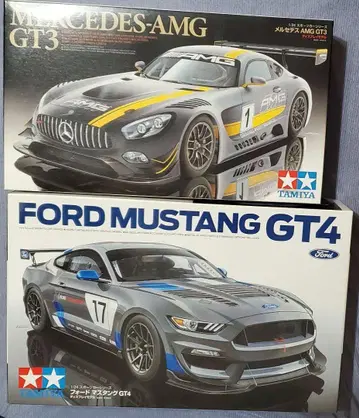 메르세데스-AMG GT3 & 포드 머스탱 GT4 프라모델 세트
