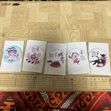 55주년 기념 애니메이션 캐릭터 핀즈 5개 세트