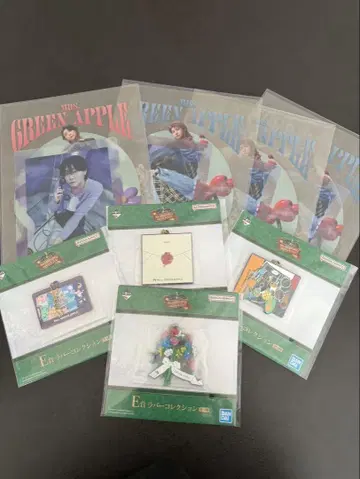 GREEN APPLE 1번 복권 E상 F상 세트