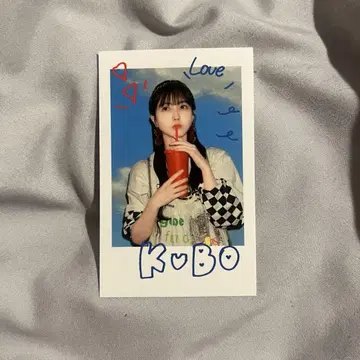 노기자카46 쿠보 시오리 NOGI CAFE 노기 카페 폴라로이드풍 스티커