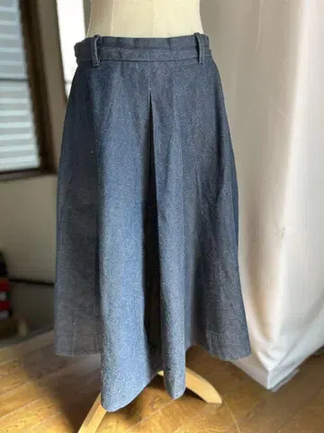 45rpm 리지드 데님 플레어 스커트 3