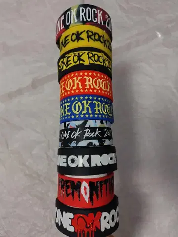ONE OK ROCK 러버 밴드 9개 세트