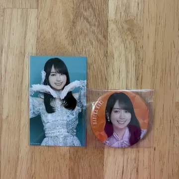 카키 하루카 미니 브로마이드 캔뱃지