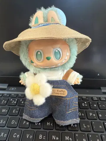 LABUBU 라브부 17cm 3세트 가슴의 꽃이 귀여워요