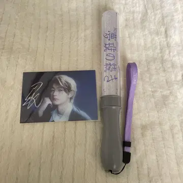 요시자와 카나메 응원봉 사인 포함 브로마이드