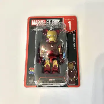 MARVEL Happy복권 BE@RBRICK No.1 IRON MAN