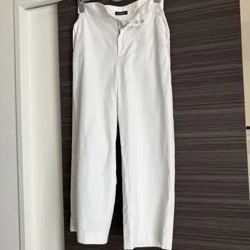 MACPHEE 화이트 캐주얼 팬츠