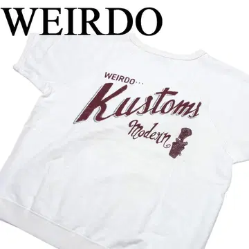 23SS WEIRDO 위어드 KUSTOMS 반팔 맨투맨 트레이닝복