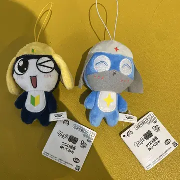 개구리 중사 케로로 봉제 인형 도로로 타마마 2종 세트