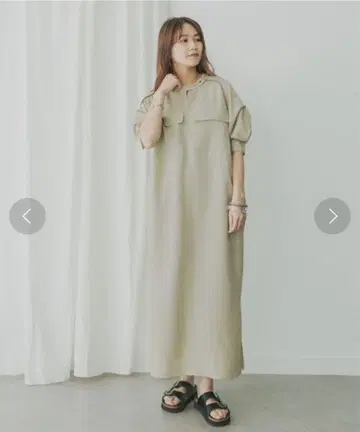 KBF+ 숏 슬리브 UTILITY 원피스