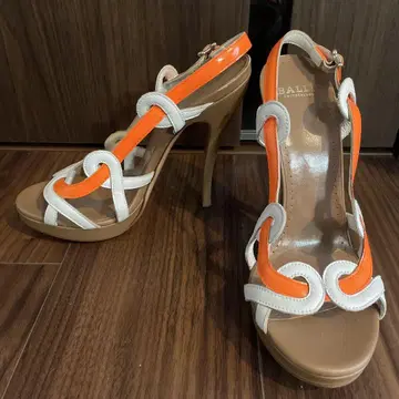BALLY 썸머 샌들 파파야 컬러 하와이 니만 마커스 24
