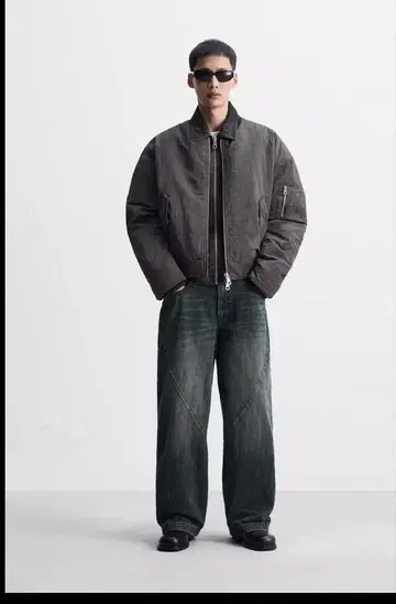 zara 벌룬핏 스티치 청바지 eu34 tig님 착용