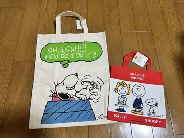 스누피전 뮤지엄 토트백 한정판 에코백 컬렉션