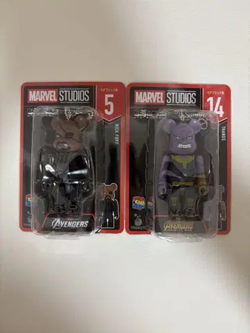 MARVEL STUDIOS BE@RBRICK 아이언맨 & 스파이더맨