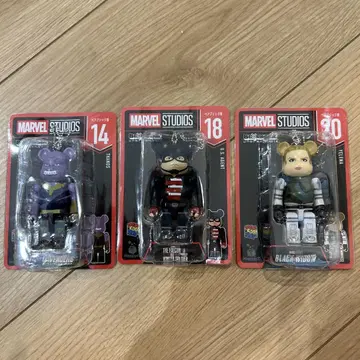 MARVEL STUDIOS 베어브릭 1번 복권 3개 세트