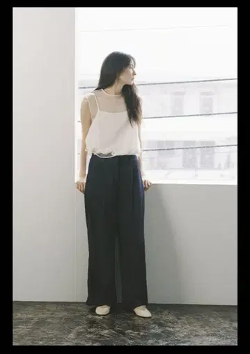 ZARA 콤비 오간자 벌룬형 상의 에크루 XS
