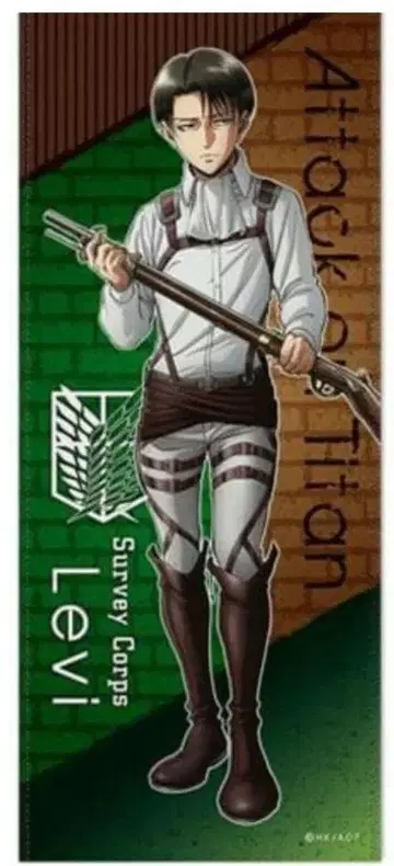진격의 거인 리바이 타월