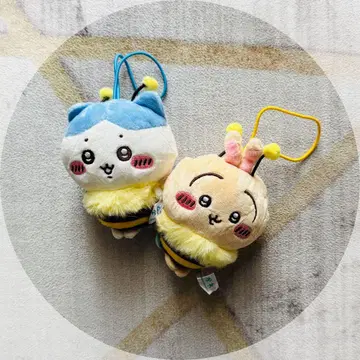 치이카와 (먼작귀) 하치 씨 봉제 인형 하치와레 토끼 마스코트 세트