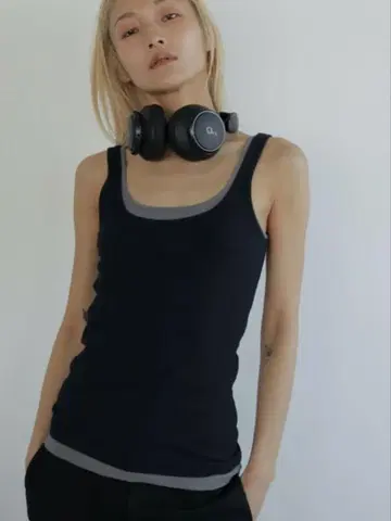 Anuke * 시어 레이어드 탱크탑