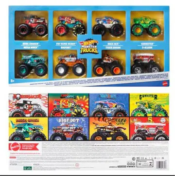 Hot Wheels 핫휠 몬스터 트럭 미니카 8대 세트