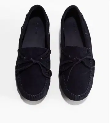 [ H&M 프리미엄 ] 스웨이드 드라이빙 신발 네이비