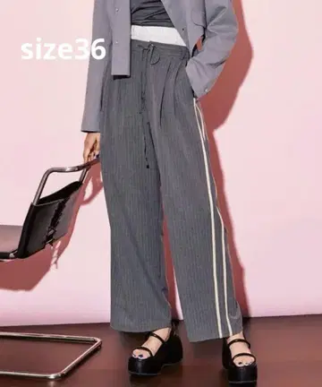 MAISON SPECIAL 레이어드 더블 웨스트 사이드 라인 팬츠