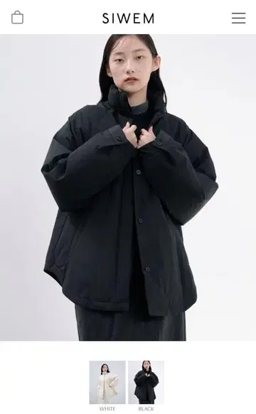 SIWEM PUFFER FLARE JACKET