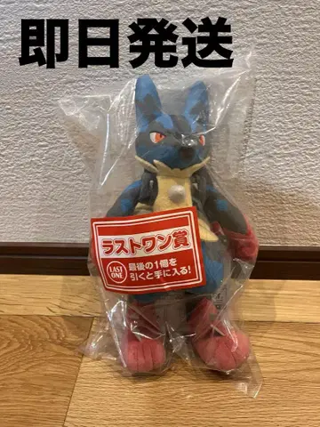 제일복권 포켓몬 메가진화 루카리오 봉제 인형 라스트 원 상