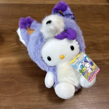 홋카이도 한정 라벤더 키티 봉제 인형