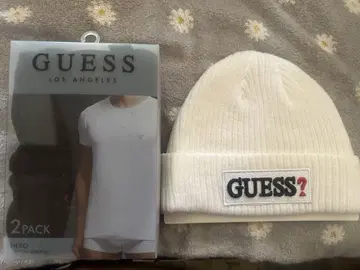 GUESS 니트 모자 셔츠 2장 세트