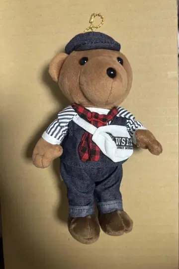 NEWSIES 뉴 지즈 곰 봉제 인형 마스코트 쿄모토 타이 가