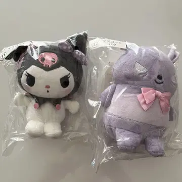봉제 인형 2체 세트