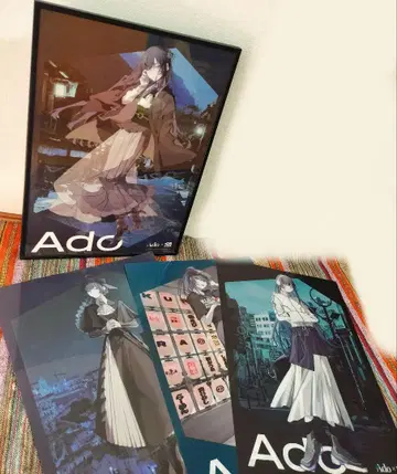 Ado 쿠라스시 콜라보 클리어 포스터 A3 4장 세트 액자 포함