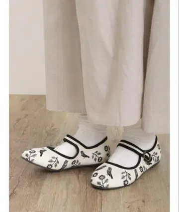 Samansa Mos2 새 자수 원스톱 신발 L 24cm