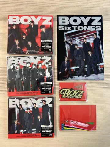 SixTONES BOYZ 3 형태 전 특전 포함