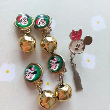 미키마우스&미니 마우스 Xmas 귀찌 헤이세이 레트로