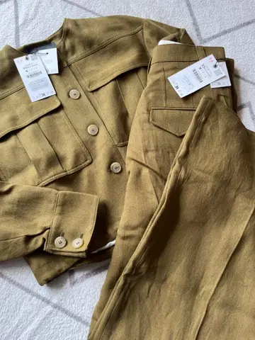 [ 새상품 ZARA 완판템 ] 올리브 그린 셋업