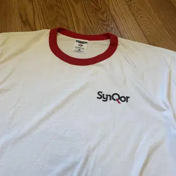 90s SynQor 신코아 기업 링거 셔츠 미국제 XL 사이즈