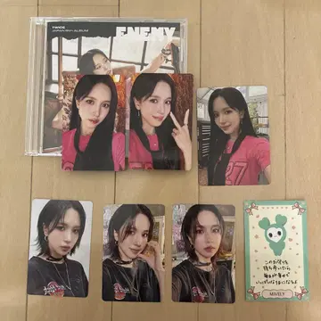 TWICE ENEMY 미나 트레이딩 카드 러블리 카드 회장 한정판